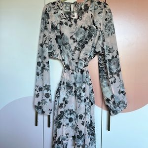 Free People cutout mini dress.